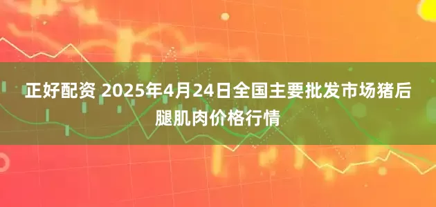 正好配资 2025年4月24日全国主要批发市场猪后腿肌肉价格行情