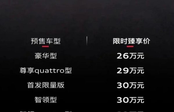 98策略 限时26万起 上汽奥迪A5L Sportback将8月1日上市